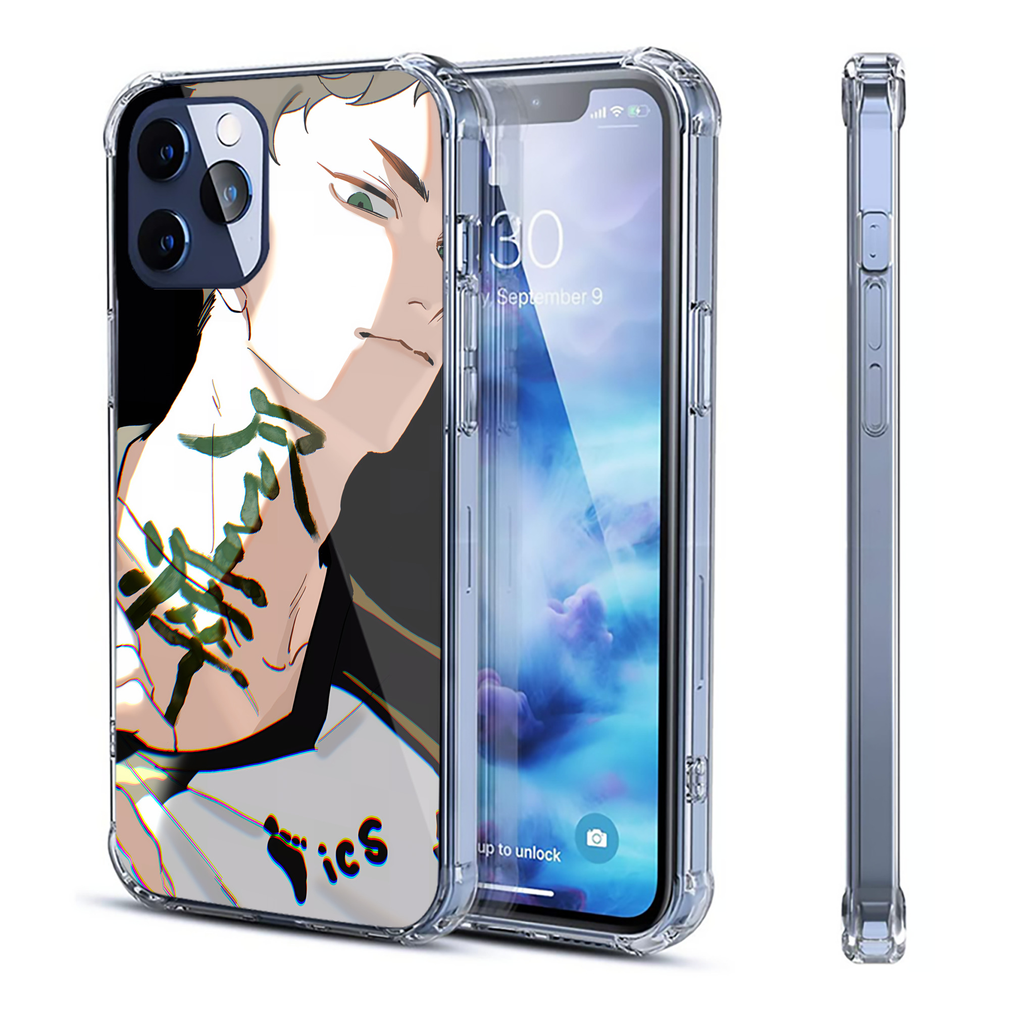 （画像用） ハイキュー!! Haikyu!! 【iPhone 12シリーズ対応】透明スマホケース（クリアソフトケース）